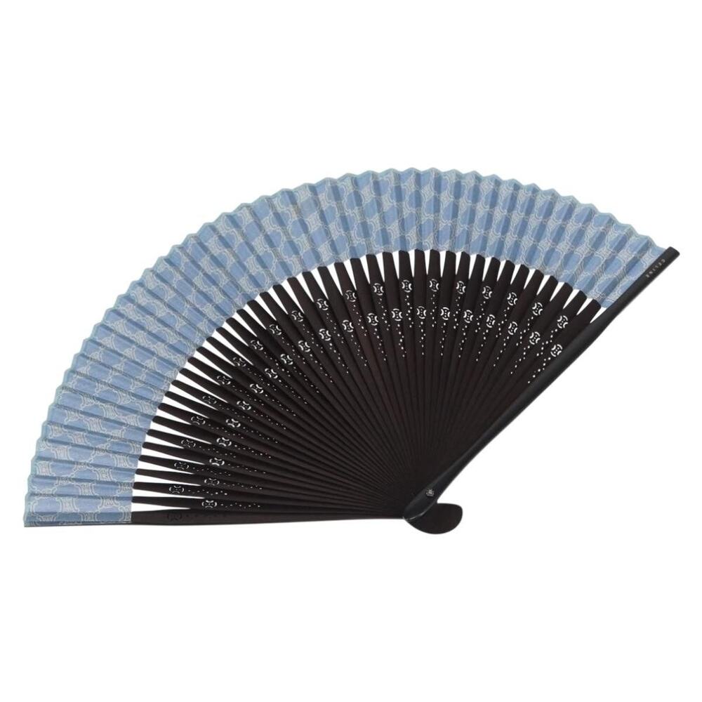Celine C Macadam Japanese Fan Brown